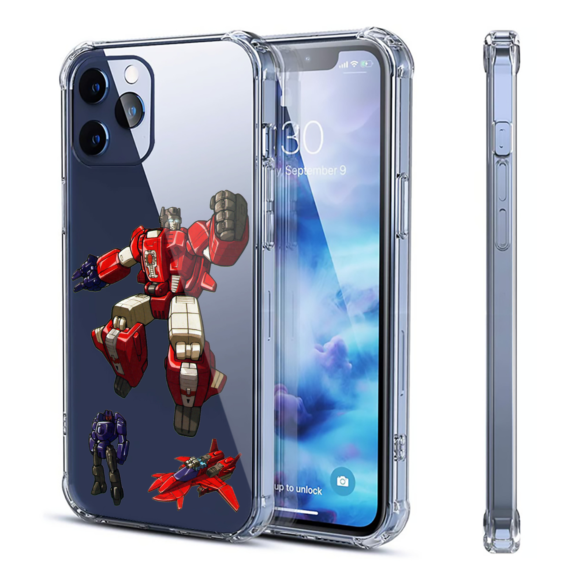 （画像用）  【iPhone 12シリーズ対応】透明スマホケース（クリアソフトケース）